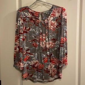 Women’s Daniel Rainn Size Small Pleated Knit Top